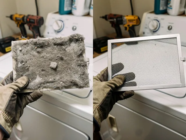 Professional lint trap cleaning by Bethel Dryer Vent Cleaning in Bethel