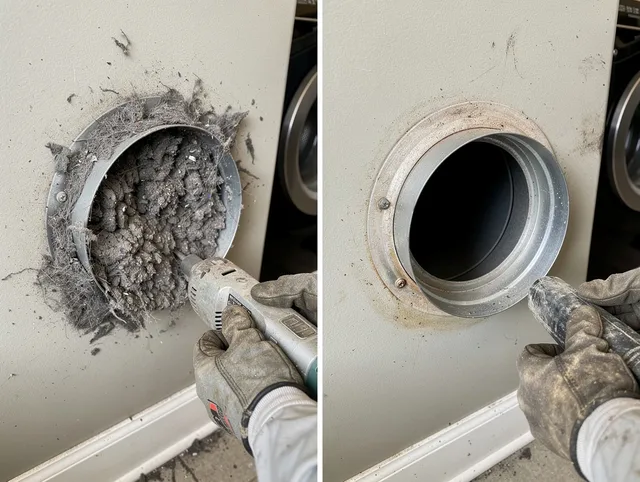 Professional clogged vent cleaning by Bethel Dryer Vent Cleaning in Bethel