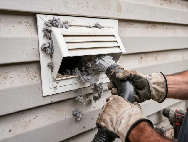 Professional dryer vent cleaning by Bethel Dryer Vent Cleaning in Bethel