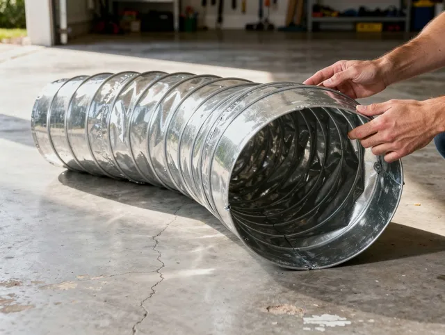 Bethel Dryer Vent Cleaning specialist using advanced equipment for thorough duct cleaning in Bethel