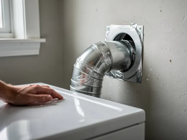 Bethel Dryer Vent Cleaning expert performing professional dryer vent repair and installation in Bethel
