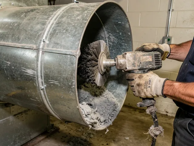 Industrial-grade dryer vent cleaning by Bethel Dryer Vent Cleaning in Bethel