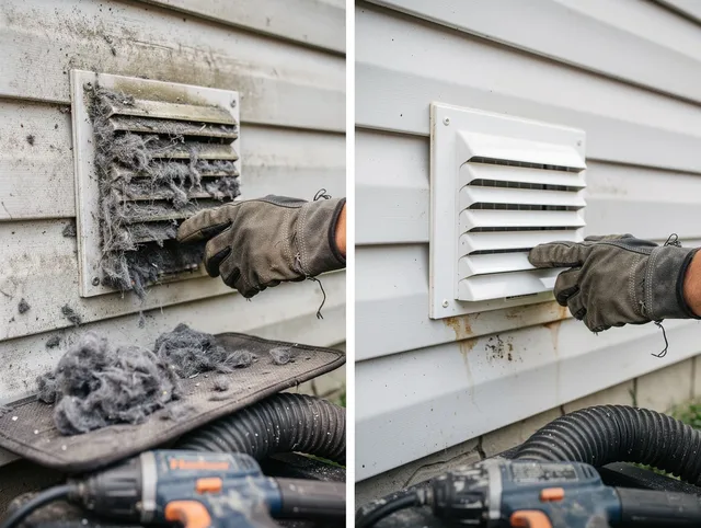 Residential dryer vent cleaning by Bethel Dryer Vent Cleaning in Bethel